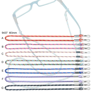 Unisex Tri-Color Polyester Woven Eyeglass Lanyard