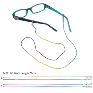 Unisex Rainbow Polyester Eyeglass Lanyard 